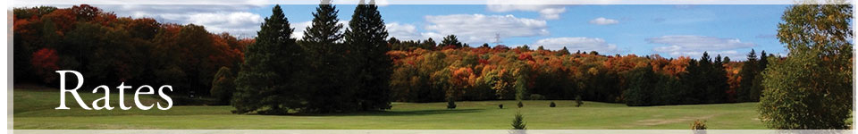 Bracebridge Golf Club rates